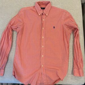 Ralph Lauren Long Sleeve Button Down Shirt: Size Medium